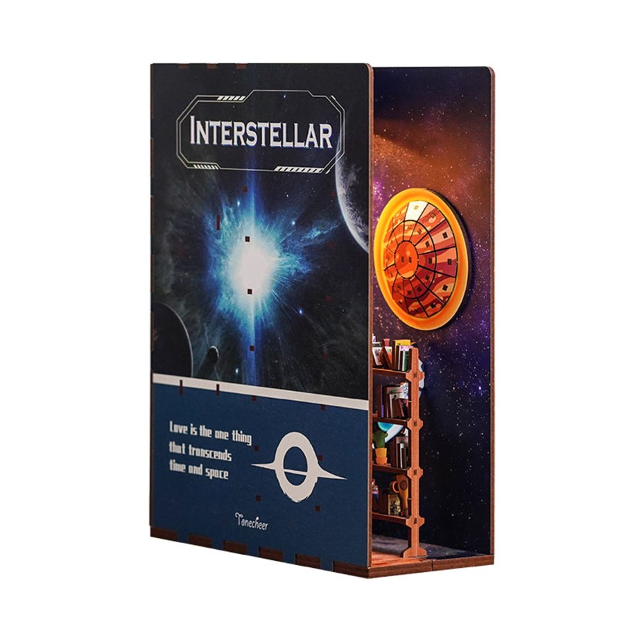 Diy Miniatures Kits Hands Craft | Diy Miniature Kit Book-Nook: Interstellar