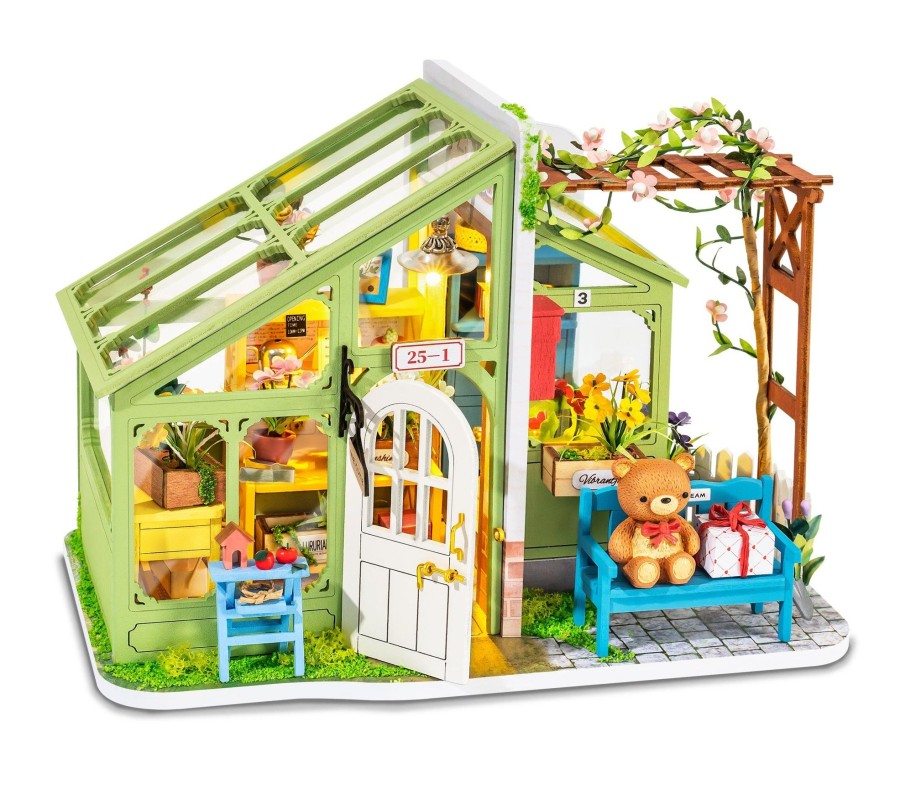 Diy Miniatures Kits Hands Craft US, Inc. | Diy Miniature Dollhouse Kit | Spring Encounter Flowers