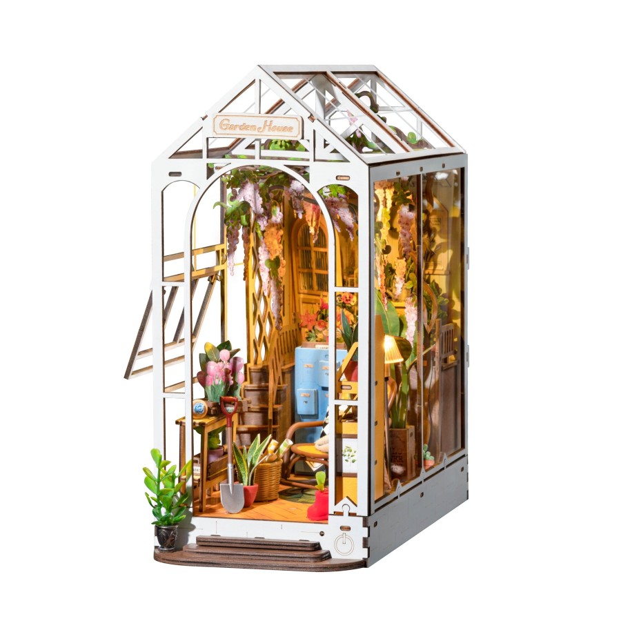 Diy Miniatures Kits Hands Craft US, Inc. | Book Nook Kit | Garden House