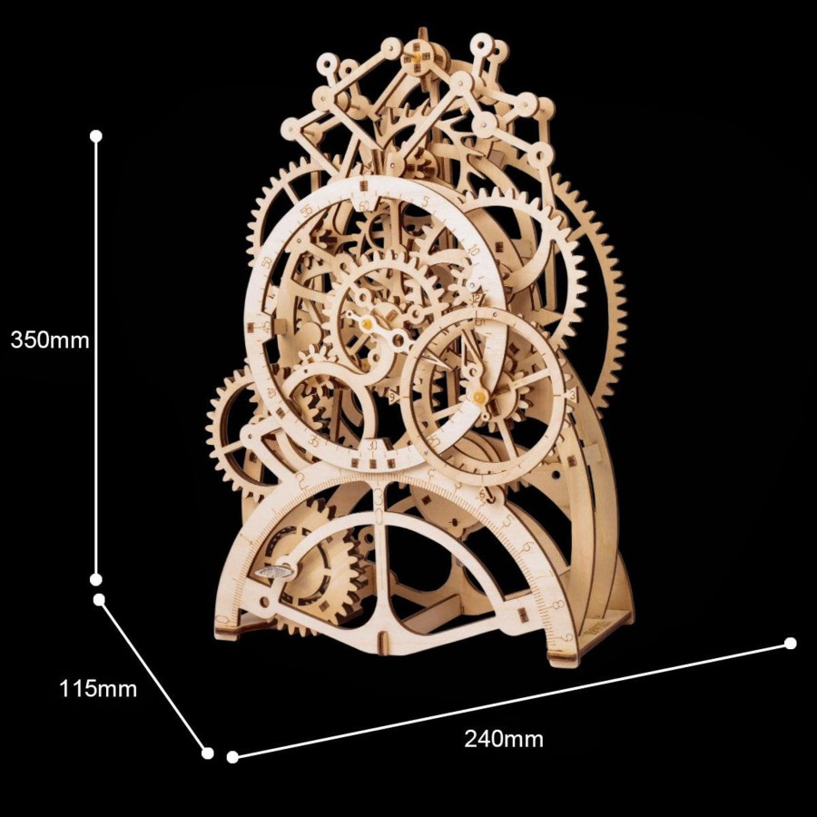 3D Puzzles Hands Craft US, Inc. | 3D Wooden Puzzle:| Wooden Clock