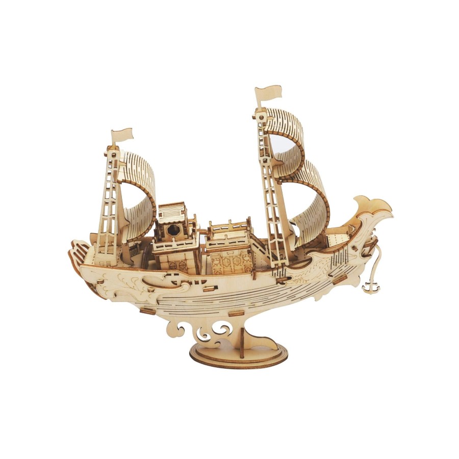 3D Puzzles Hands Craft US, Inc. | 3D Modern Wooden Puzzle | Japanese Diplomatic Ship