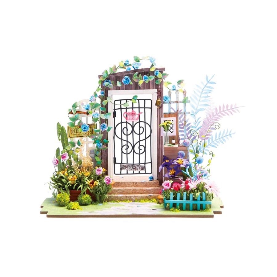 Diy Miniatures Kits Hands Craft | Diy Miniature Dollhouse Kit | Garden Entrance