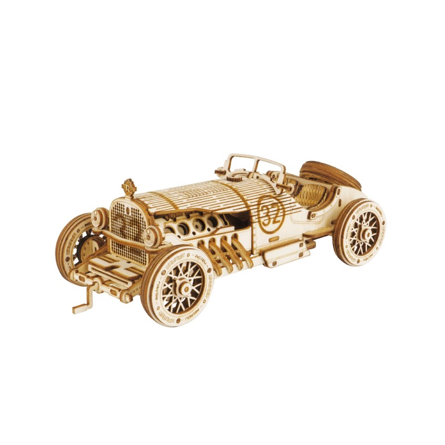 3D Puzzles Hands Craft US, Inc. | 3D Wooden Puzzle: Grand Prix Car Scale Model