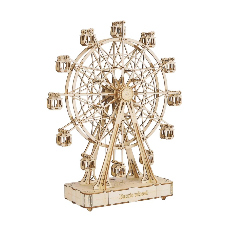 3D Puzzles Hands Craft US, Inc. | 3D Modern Wooden Puzzle Music Box | Ferris Wheel