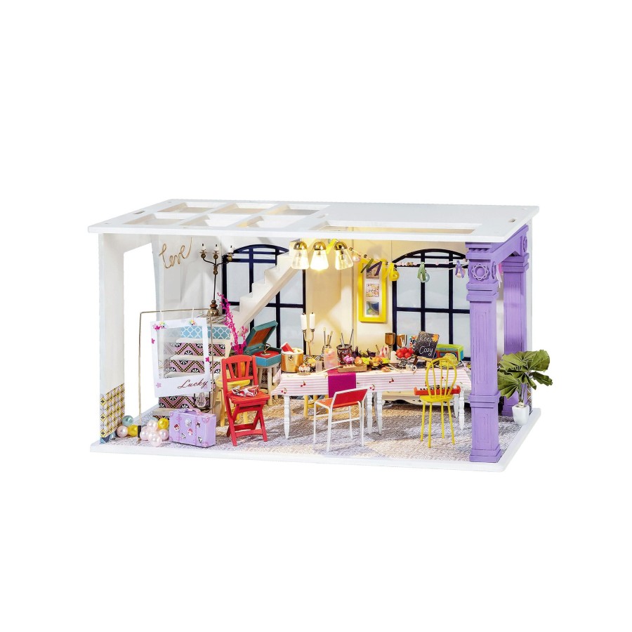 Diy Miniatures Kits Hands Craft US, Inc. | Diy Miniature Dollhouse Kit | Party Time