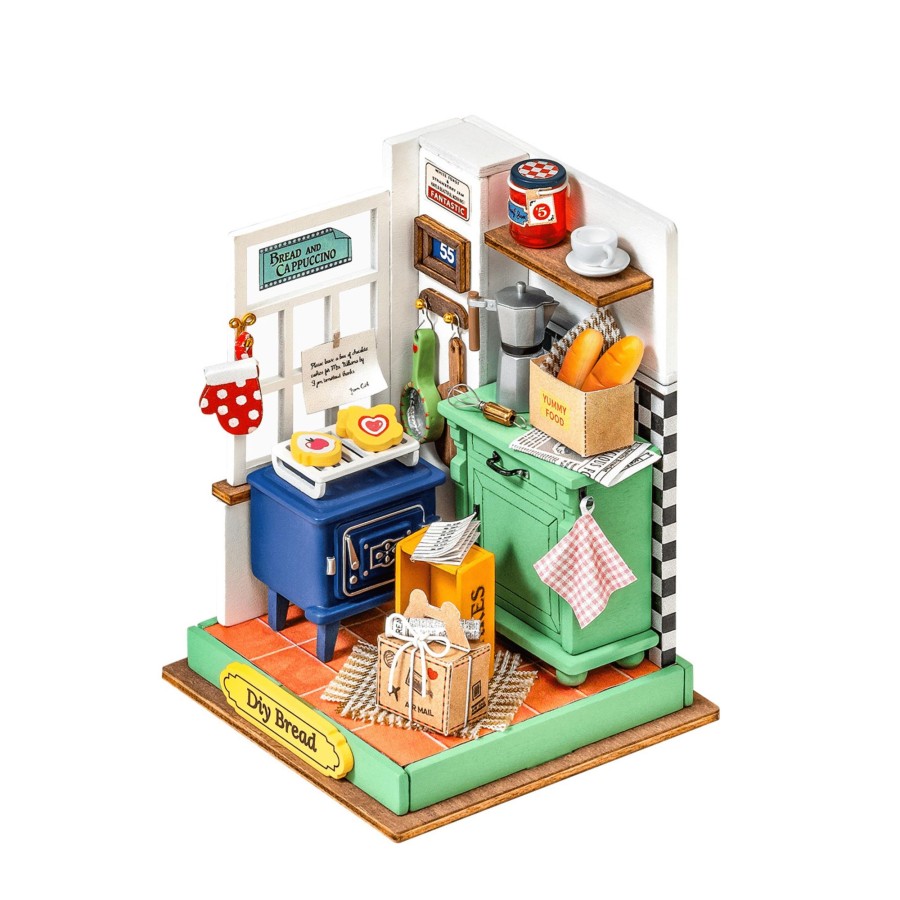 Diy Miniatures Kits Hands Craft US, Inc. | Diy Miniature House Kit | Afternoon Baking Time