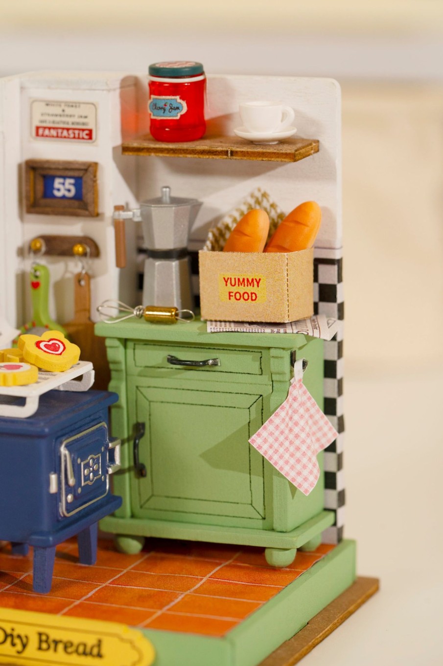 Diy Miniatures Kits Hands Craft US, Inc. | Diy Miniature House Kit | Afternoon Baking Time