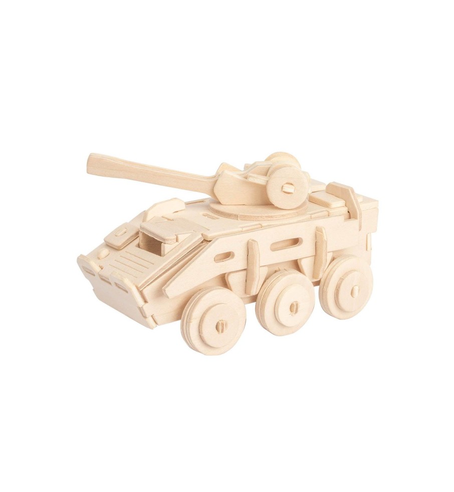 3D Puzzles Hands Craft US, Inc. | 3D Classic Wooden Puzzle | Armored Vehicle