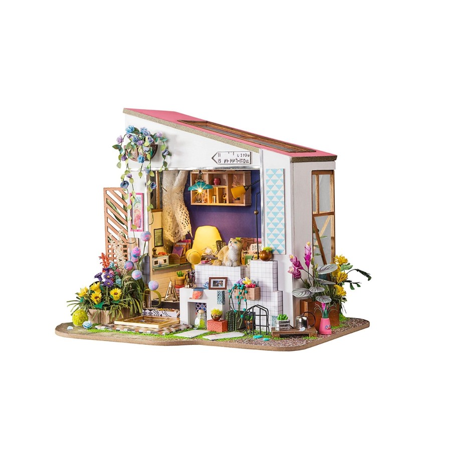 Diy Miniatures Kits Hands Craft US, Inc. | Diy Miniature Dollhouse Kit | Lily'S Porch