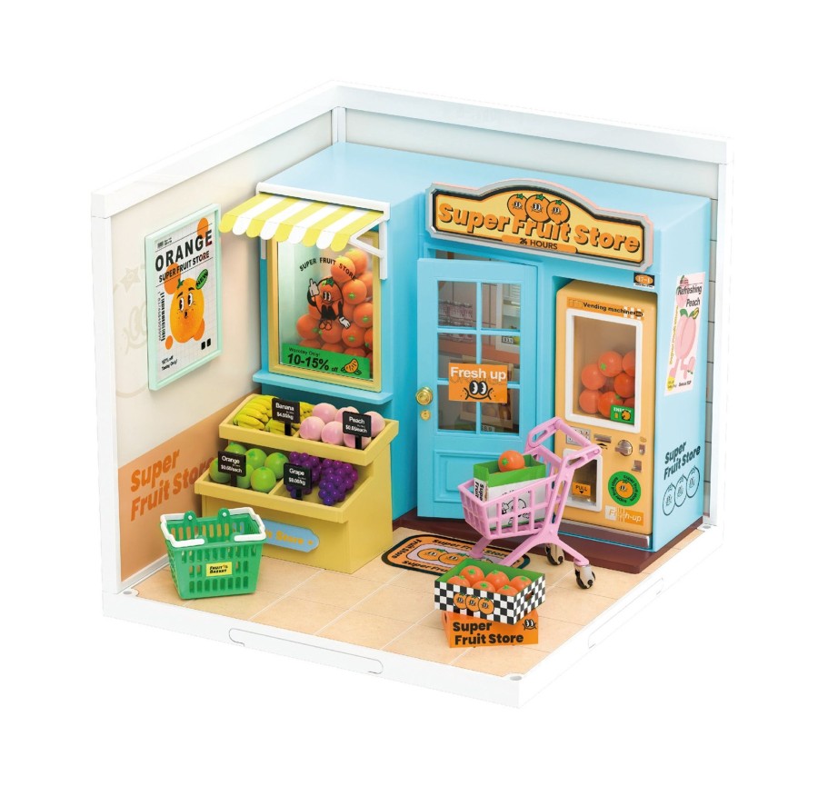 Diy Miniatures Kits Hands Craft US, Inc. | Diy Miniature Dollhouse Kit | Daily Vc Fruit Store