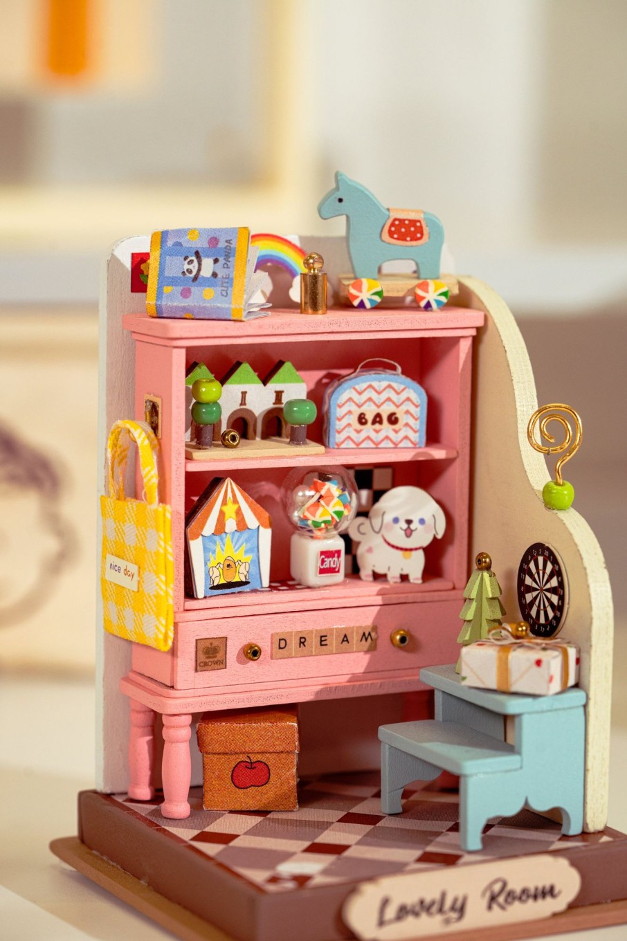 Diy Miniatures Kits Hands Craft US, Inc. | Diy Miniature Dollhouse Kit | Childhood Toy House