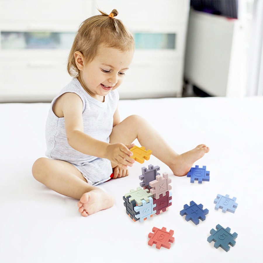 Toys Hands Craft US, Inc. | Silicone Baby Toys: Connecting Puzzle Pieces With Math