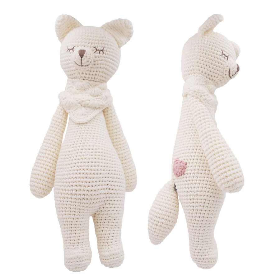 Toys Hands Craft | Hand-Made Plush Toys: Platinum-Foxxie The Softie