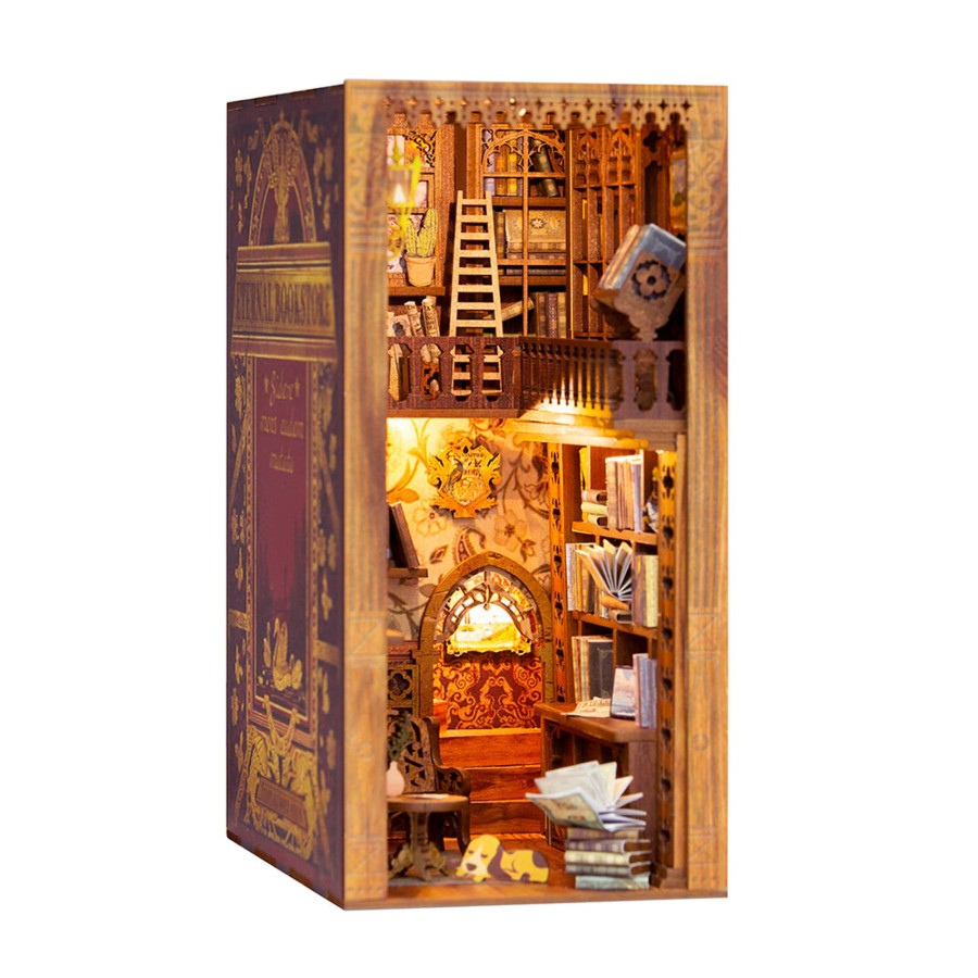 Diy Miniatures Kits Hands Craft | Diy Miniature Kit Book-Nook: Eternal Bookstore