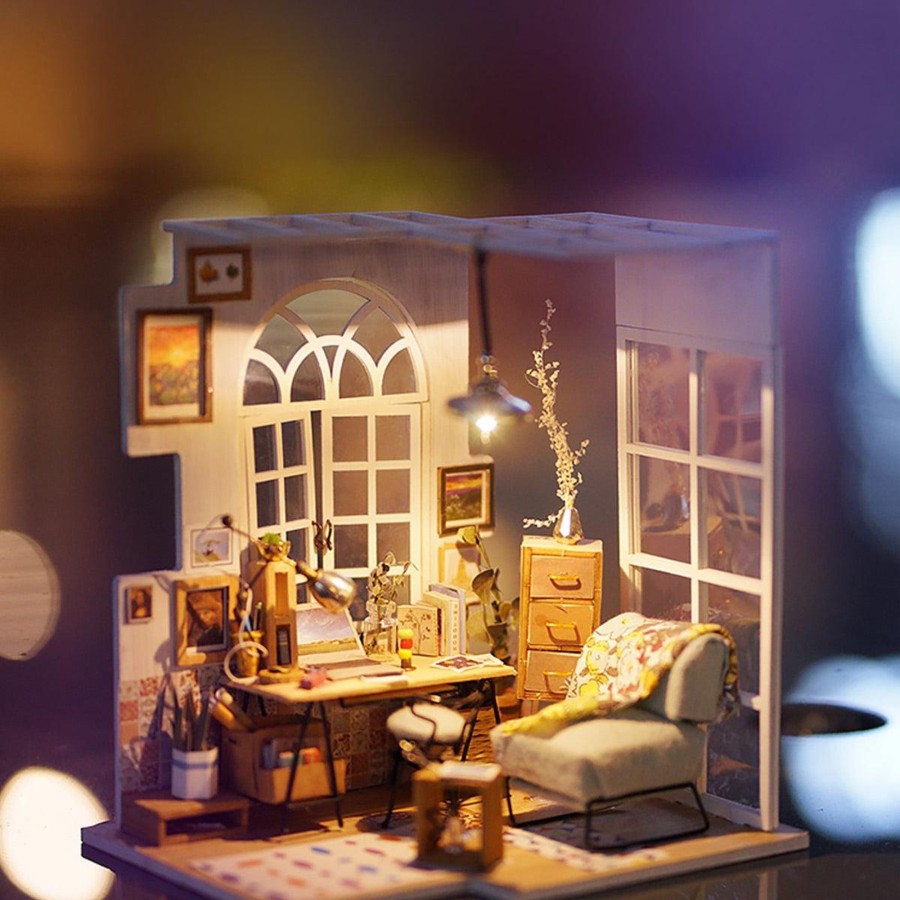 Diy Miniatures Kits Hands Craft US, Inc. | Hands Craft Diy Miniature Dollhouse Kit | Soho Time