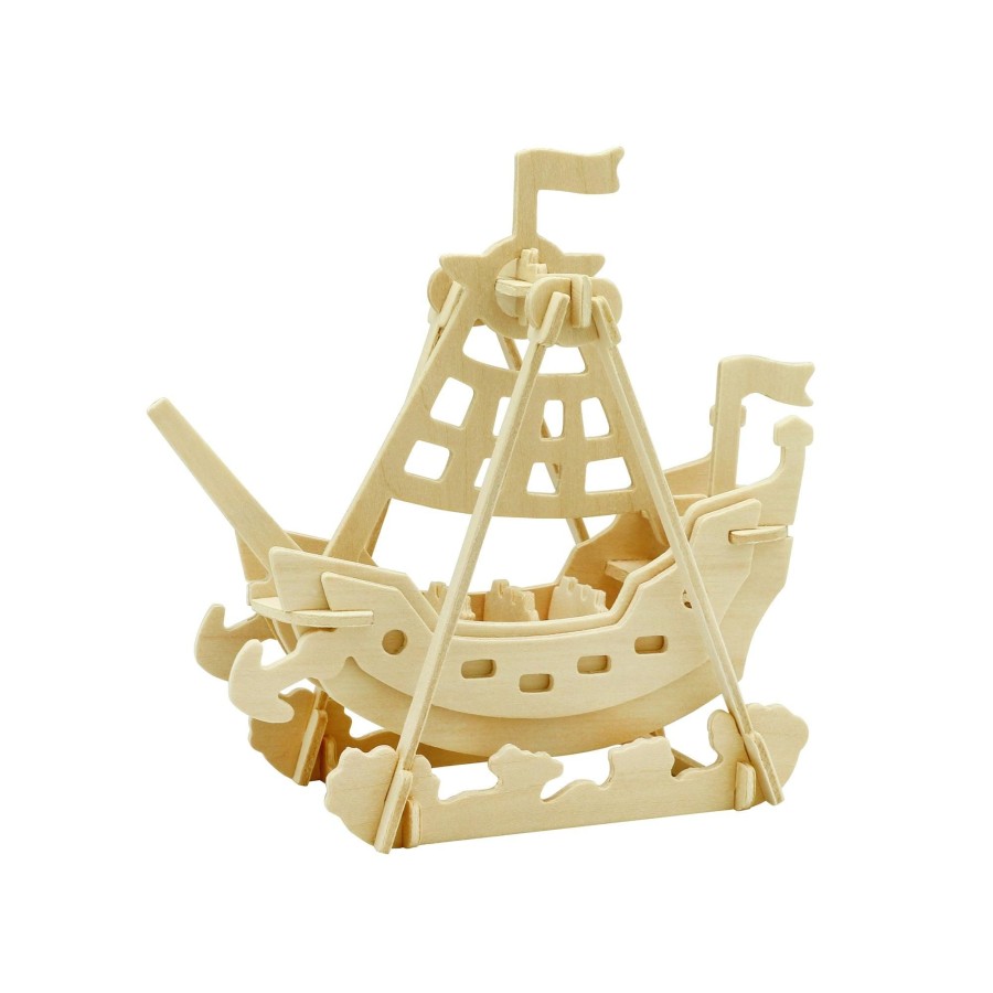 3D Puzzles Hands Craft US, Inc. | 3D Classic Wooden Puzzle | Swing Boat