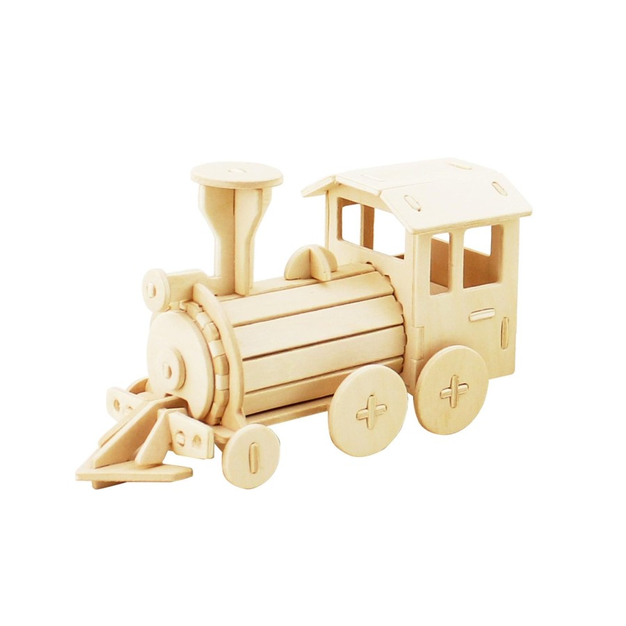 3D Puzzles Hands Craft US, Inc. | 3D Classic Wooden Puzzle | Locomotive