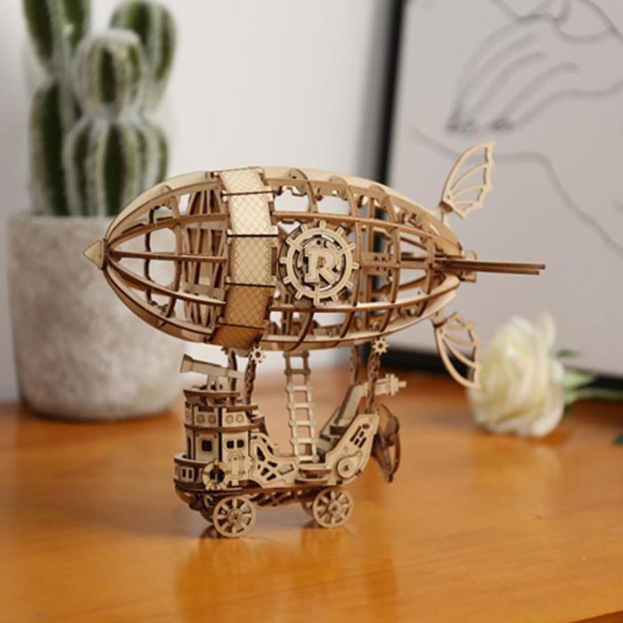 3D Puzzles Hands Craft US, Inc. | 3D Wooden Puzzle: Airship