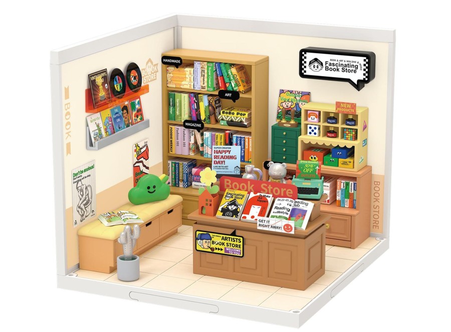 Diy Miniatures Kits Hands Craft US, Inc. | Diy Miniature Dollhouse Kit | Fascinating Book Store