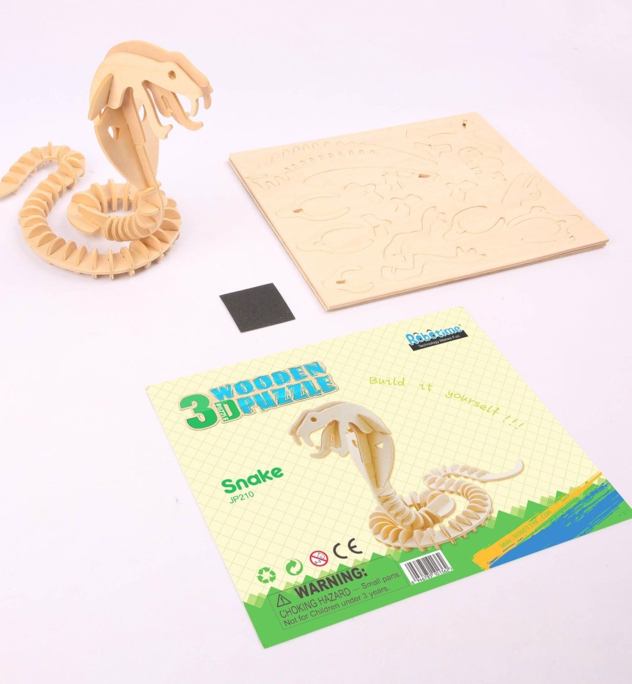 3D Puzzles Hands Craft US, Inc. | 3D Classic Wooden Puzzle | Snake