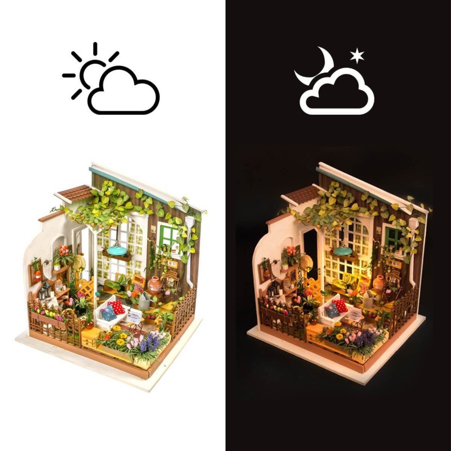 Diy Miniatures Kits Hands Craft US, Inc. | Diy Dollhouse Miniature | Miller'S Garden