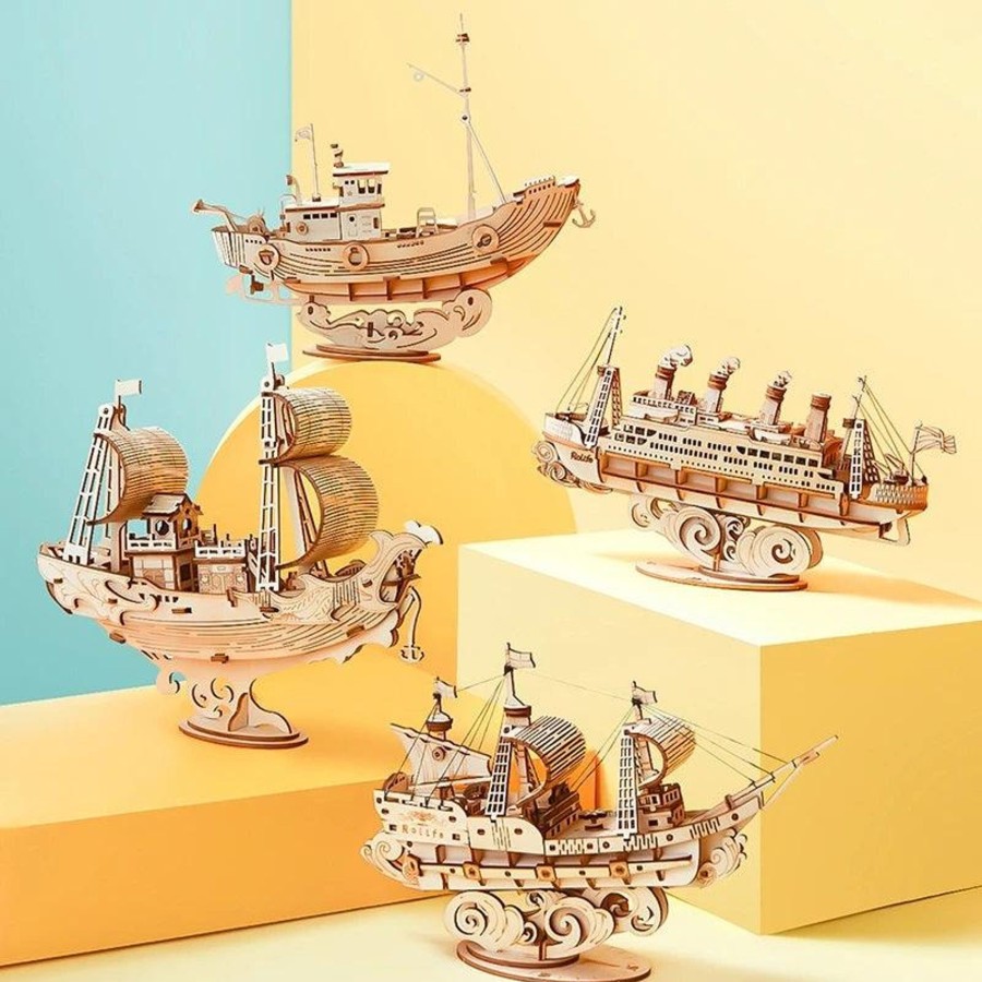 3D Puzzles Hands Craft US, Inc. | 3D Wooden Puzzle: Cruise Ship