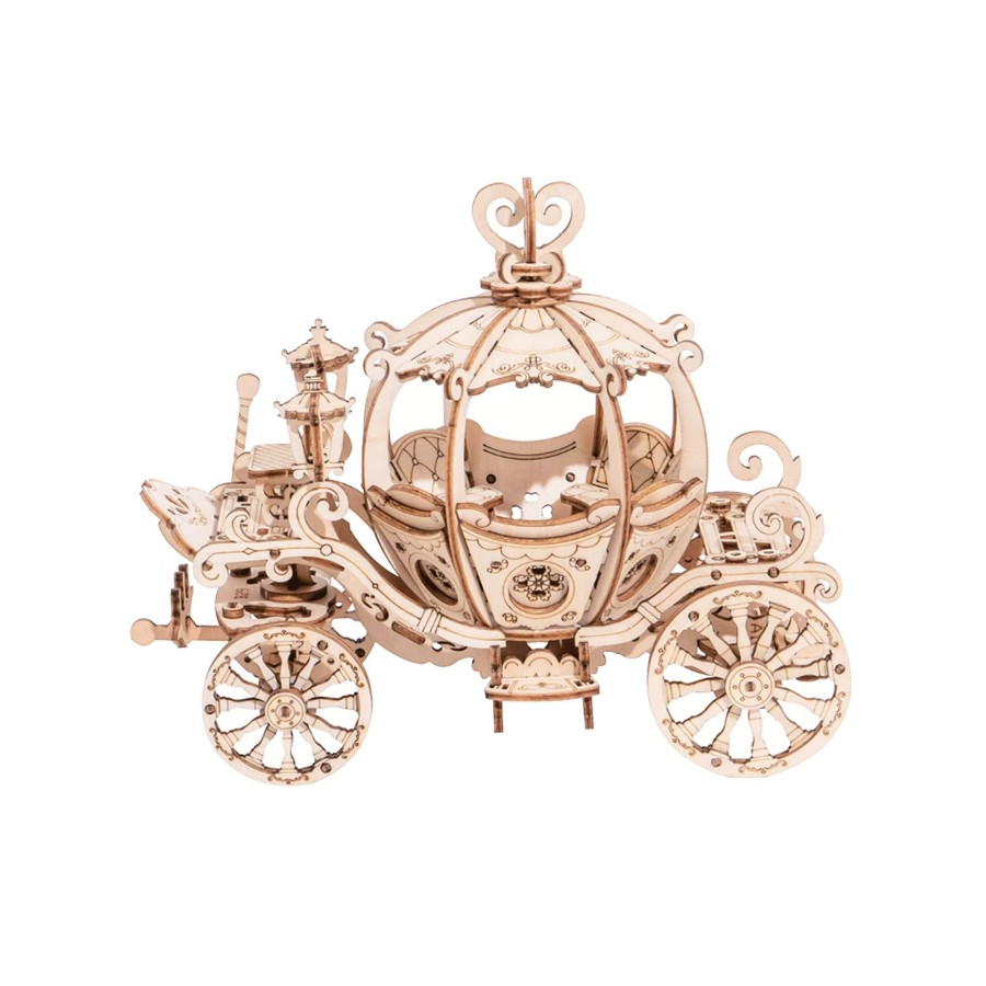 3D Puzzles Hands Craft US, Inc. | 3D Wooden Puzzle: Pumpkin Carriage