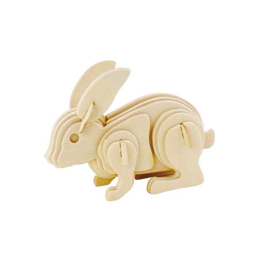 3D Puzzles Hands Craft US, Inc. | 3D Classic Wooden Puzzle | Rabbit