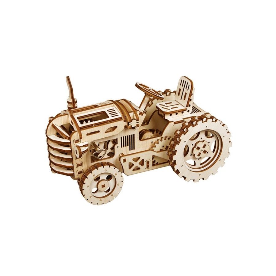 3D Puzzles Hands Craft US, Inc. | 3D Mechanical Wooden Puzzle | Tractor