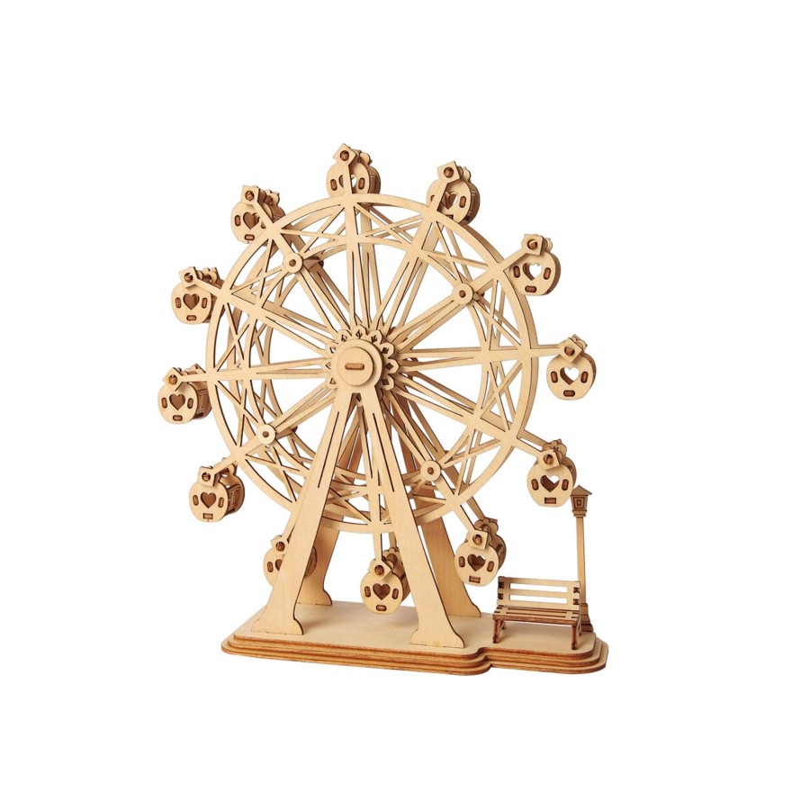 3D Puzzles Hands Craft US, Inc. | 3D Modern Wooden Puzzle | Ferris Wheel