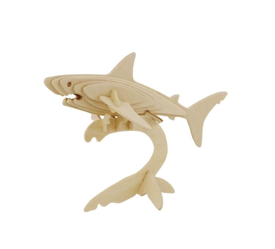 3D Puzzles Hands Craft US, Inc. | 3D Classic Wooden Puzzle | Shark