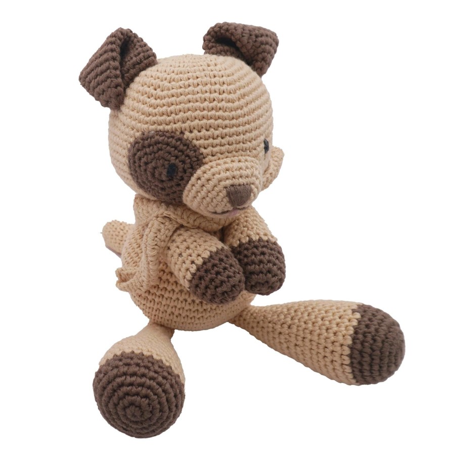 Toys Hands Craft | Hand-Made Plush Toys: Us Series-Brown Dog