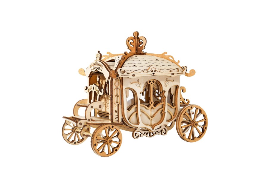 3D Puzzles Hands Craft US, Inc. | 3D Wooden Puzzle: Pumpkin Carriage