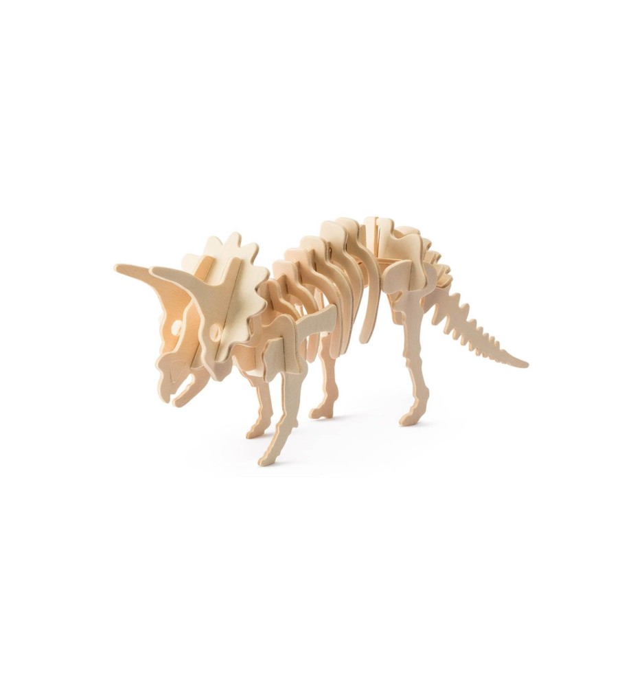 3D Puzzles Hands Craft US, Inc. | 3D Classic Wooden Puzzle | Triceratops