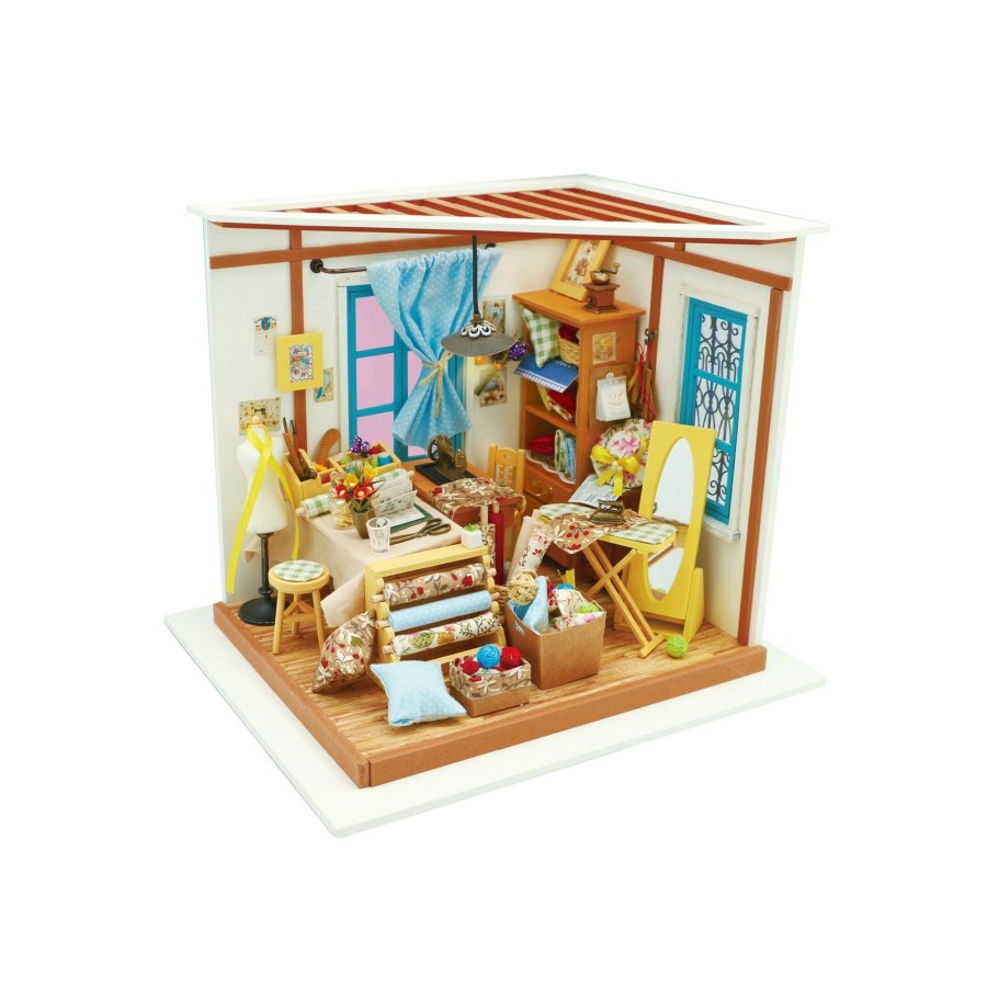 Diy Miniatures Kits Hands Craft US, Inc. | Diy Miniature Dollhouse Kit | Lisa'S Tailor'S Shop